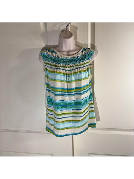LOFT Tops - LOFT Smocked Striped Top MP